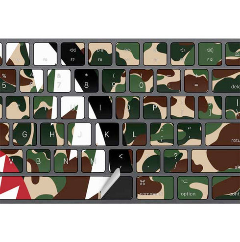 Shark Teeth Street Camo Magic Keyboard with Numeric Keypad Skin