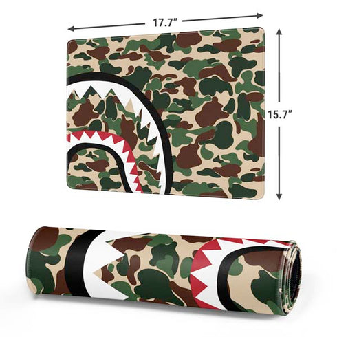 Shark Teeth Street Camo Gaming Mouse Pad