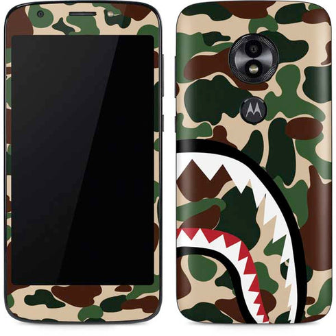 Shark Teeth Street Camo Moto E5 Play Skin