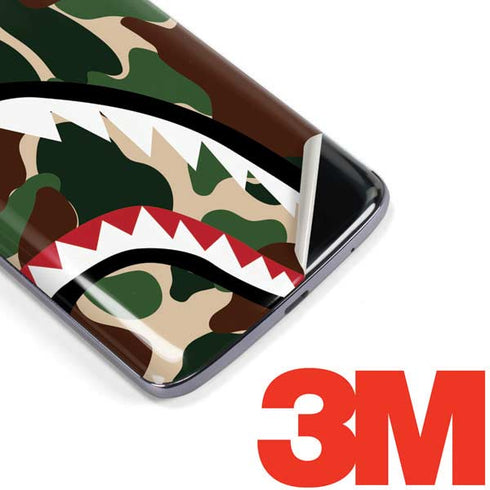 Shark Teeth Street Camo Moto E5 Plus Skin