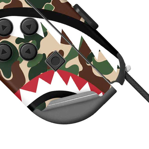 Shark Teeth Street Camo Nintendo Joy-Con (L/R) Controller Skin