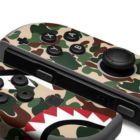 Shark Teeth Street Camo Nintendo Joy-Con (L/R) Controller Skin