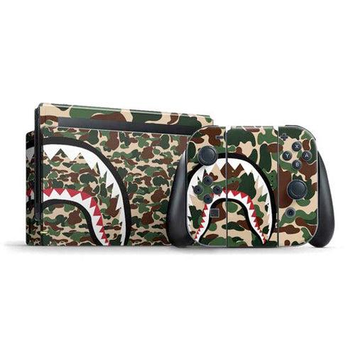 Shark Teeth Street Camo Nintendo Switch Bundle Skin