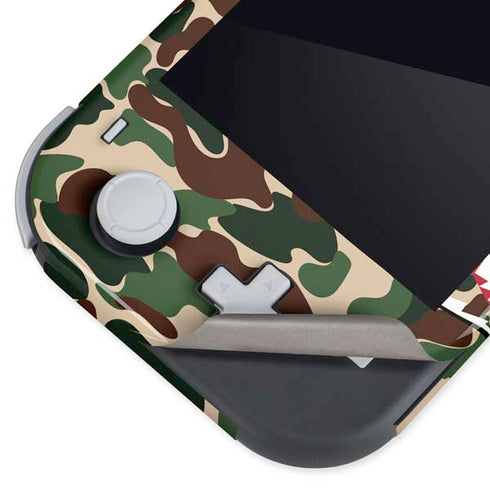 Shark Teeth Street Camo Nintendo Switch Lite Skin