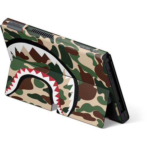 Shark Teeth Street Camo Nintendo Switch OLED (2021) Skin