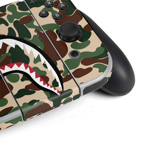 Shark Teeth Street Camo Nintendo Switch OLED (2021) Skin