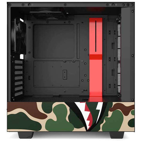 Shark Teeth Street Camo NZXT H510 Compact ATX Mid-Tower Case Skin