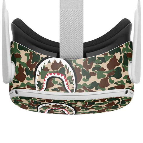 Shark Teeth Street Camo Oculus Quest 2 Skin