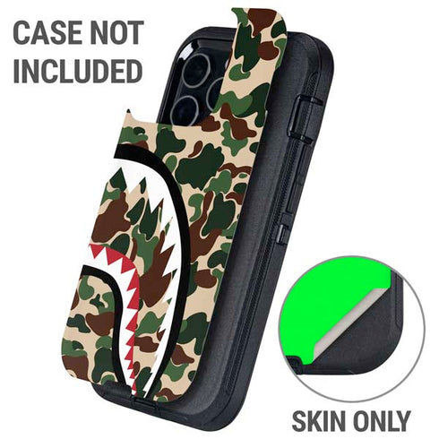 Shark Teeth Street Camo Otterbox Defender iPhone Skin