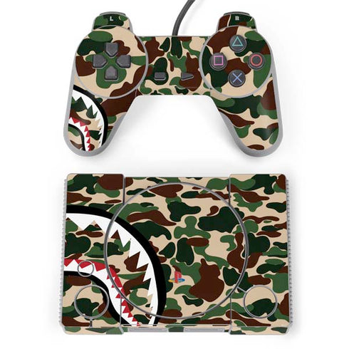 Shark Teeth Street Camo PlayStation Classic Bundle Skin