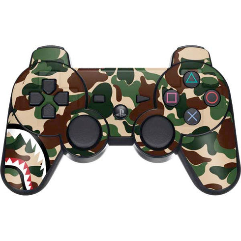 Shark Teeth Street Camo PS3 Dual Shock wireless controller Skin