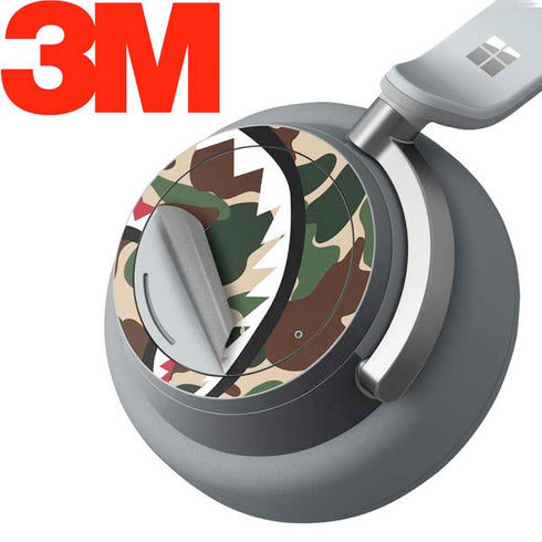 Shark Teeth Street Camo Surface Headphones Skin