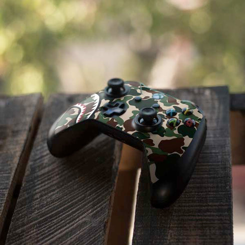 Shark Teeth Street Camo Xbox One S All-Digital Edition Bundle Skin