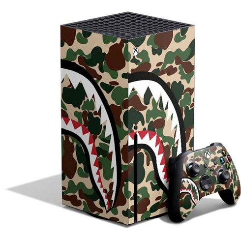 Shark Teeth Street Camo Xbox Series X Bundle Skin