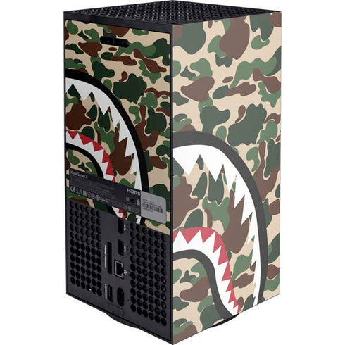 Shark Teeth Street Camo Xbox Series X Console Skin