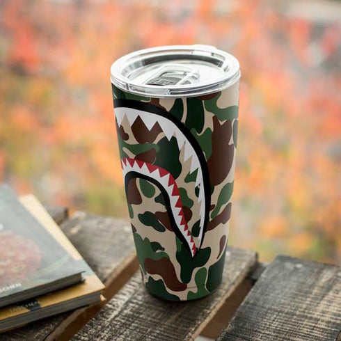 Shark Teeth Street Camo Yeti 20oz Tumbler Skin