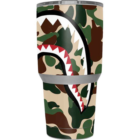 Shark Teeth Street Camo Yeti 30oz Rambler Tumbler Skin