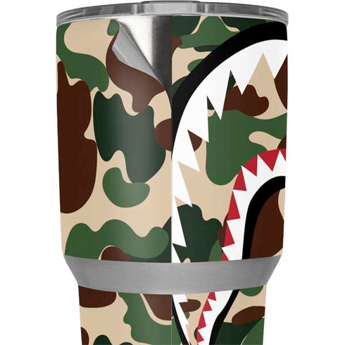 Shark Teeth Street Camo Yeti 30oz Rambler Tumbler Skin