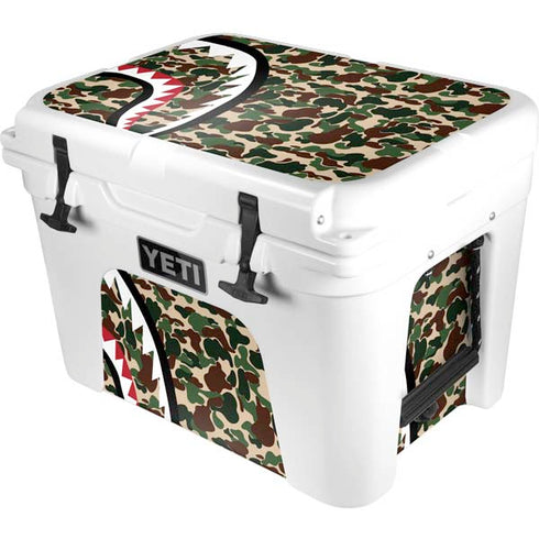 Shark Teeth Street Camo YETI Tundra 35 Hard Cooler Skin