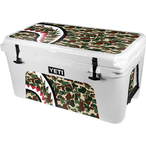 Shark Teeth Street Camo YETI Tundra 65 Hard Cooler Skin