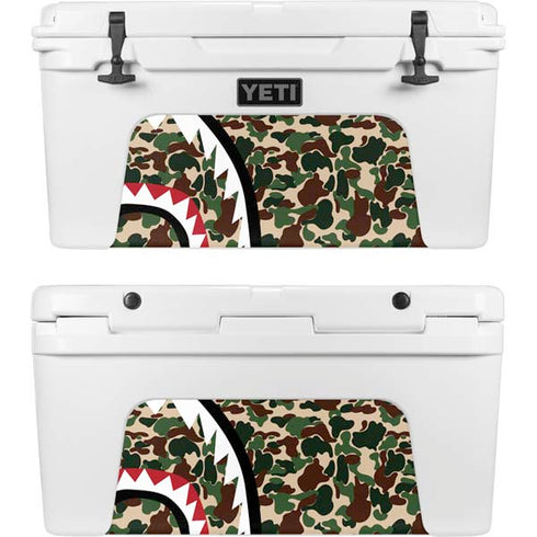 Shark Teeth Street Camo YETI Tundra 65 Hard Cooler Skin