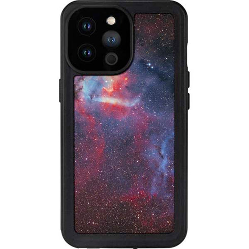 Sharpless 2-132 Emission Nebula iPhone 14 Pro Max Waterproof Case