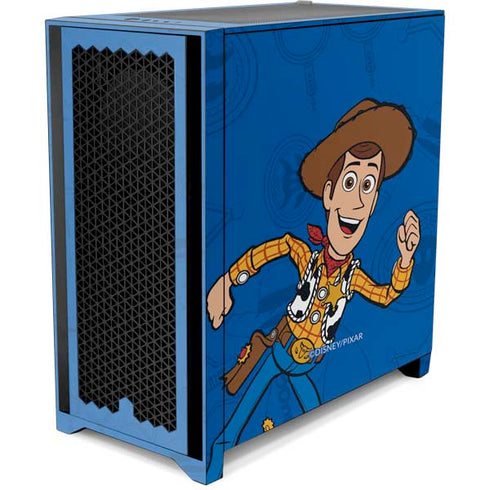 Disney Toy Story Sheriff Woody Corsair 4000D Tempered Glass Mid-Tower ATX Case Skin