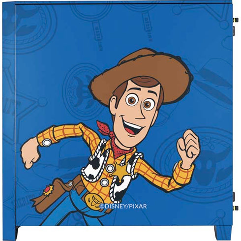 Disney Toy Story Sheriff Woody Corsair 4000D Tempered Glass Mid-Tower ATX Case Skin