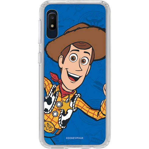 Disney Toy Story Sheriff Woody Galaxy A10e Clear Case
