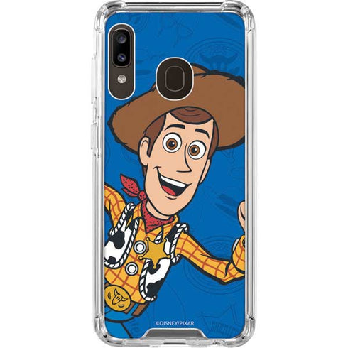 Disney Toy Story Sheriff Woody Galaxy A30 Clear Case
