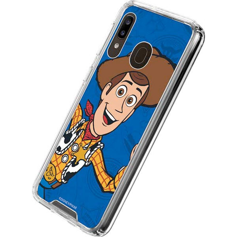 Disney Toy Story Sheriff Woody Galaxy A30 Clear Case