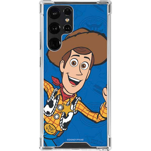 Disney Toy Story Sheriff Woody Galaxy S22 Ultra Clear Case