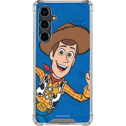 Disney Toy Story Sheriff Woody Galaxy S23 FE Clear Case