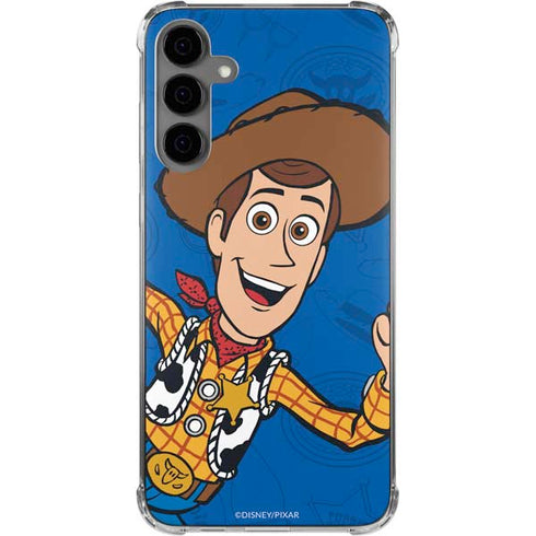 Disney Toy Story Sheriff Woody Galaxy S24 Plus Clear Case