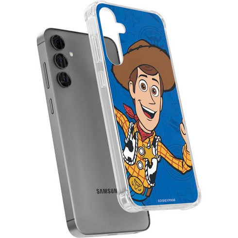 Disney Toy Story Sheriff Woody Galaxy S24 Plus Clear Case