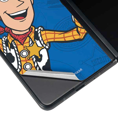 Disney Toy Story Sheriff Woody Galaxy Z Fold4 5G Skin