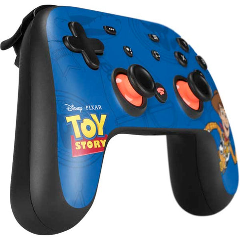 Disney Toy Story Sheriff Woody Google Stadia Controller Skin