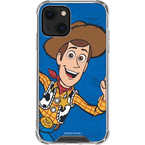 Disney Toy Story Sheriff Woody iPhone 14 Plus Clear Case