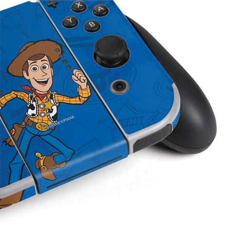 Disney Toy Story Sheriff Woody Nintendo Switch OLED (2021) Skin