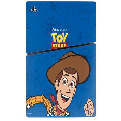 Disney Toy Story Sheriff Woody PS5 Slim Digital Edition Console Skin