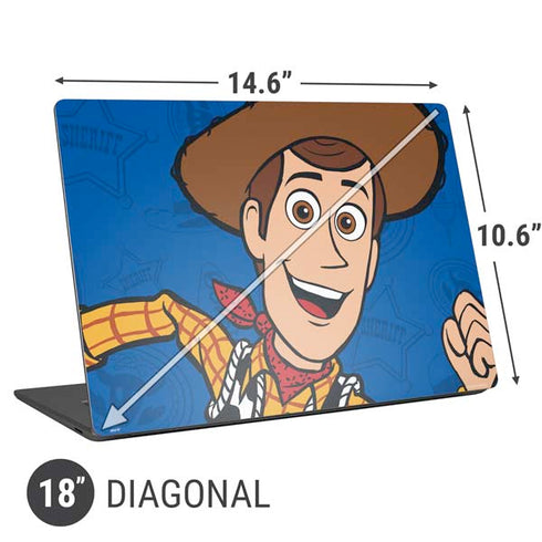 Disney Toy Story Sheriff Woody Universal Laptop 18in (14.6 x 10.6in) Skin
