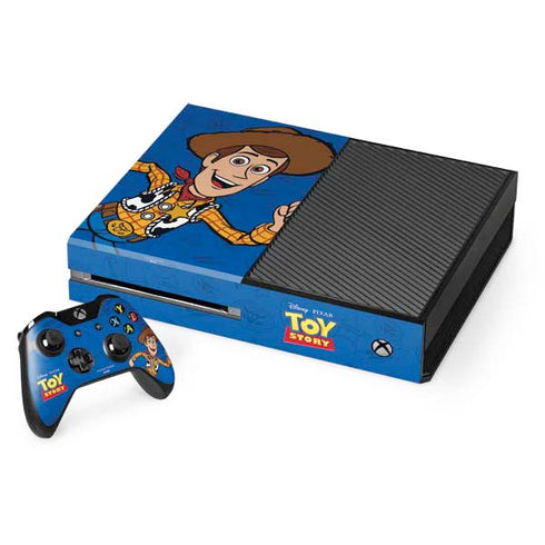Disney Toy Story Sheriff Woody Xbox One Console and Controller Bundle Skin