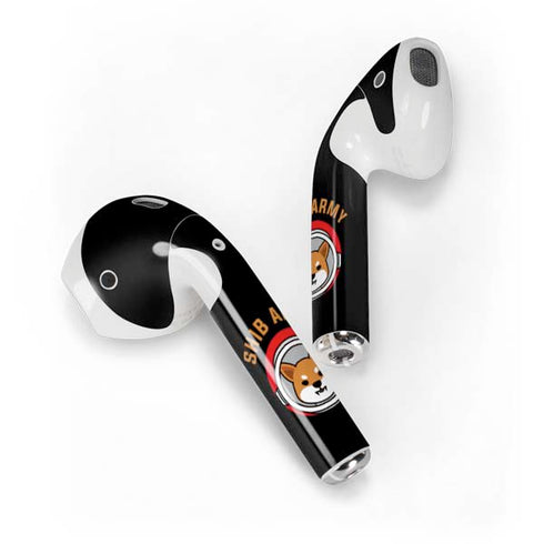 Shib Army Crypto Apple AirPods 2 Skin