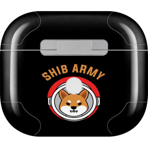 Shib Army Crypto Apple AirPods (3rd Gen 2021) Skin