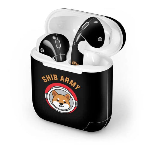 Shib Army Crypto Apple AirPods Skin