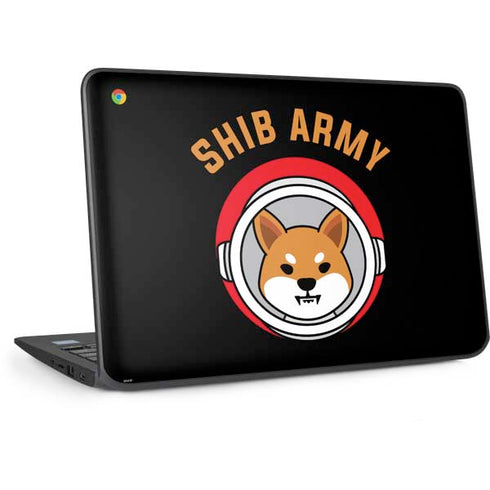 Shib Army Crypto HP Chromebook Skin