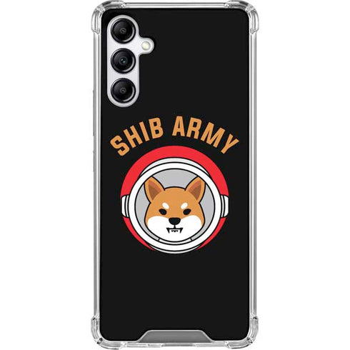 Shib Army Crypto Galaxy A15 5G Clear Case