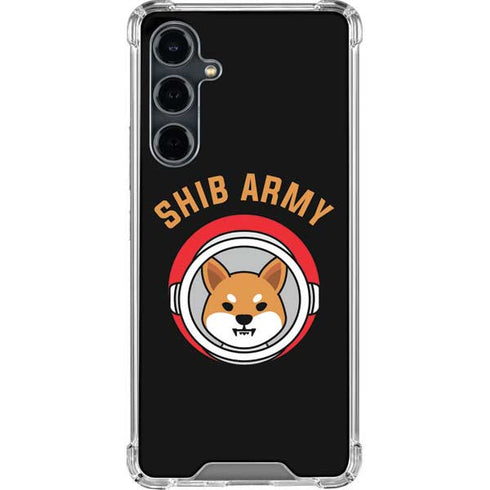 Shib Army Crypto Galaxy S23 FE Clear Case