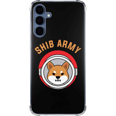 Shib Army Crypto Galaxy S24 Clear Case
