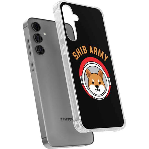 Shib Army Crypto Galaxy S24 Plus Clear Case